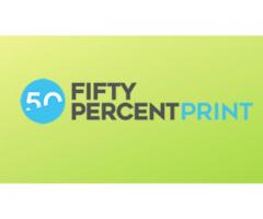 50 Percent print Company